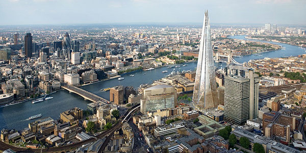 Shard London Bridge becomes the Europe's tallest office skyscraper
